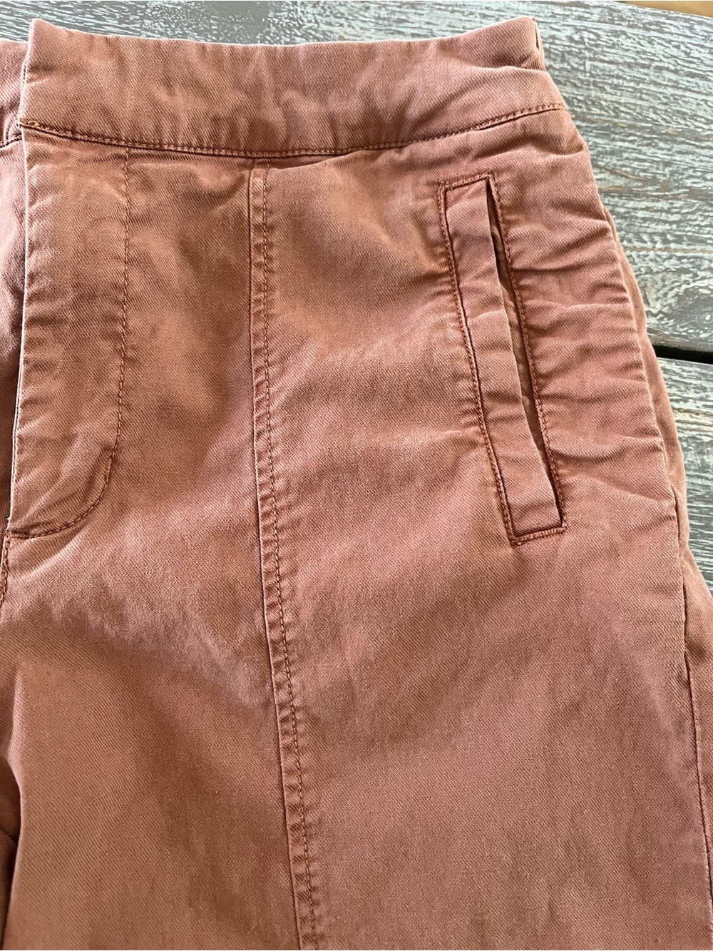 LIVERPOOL rust cotton pants, size 10/30.